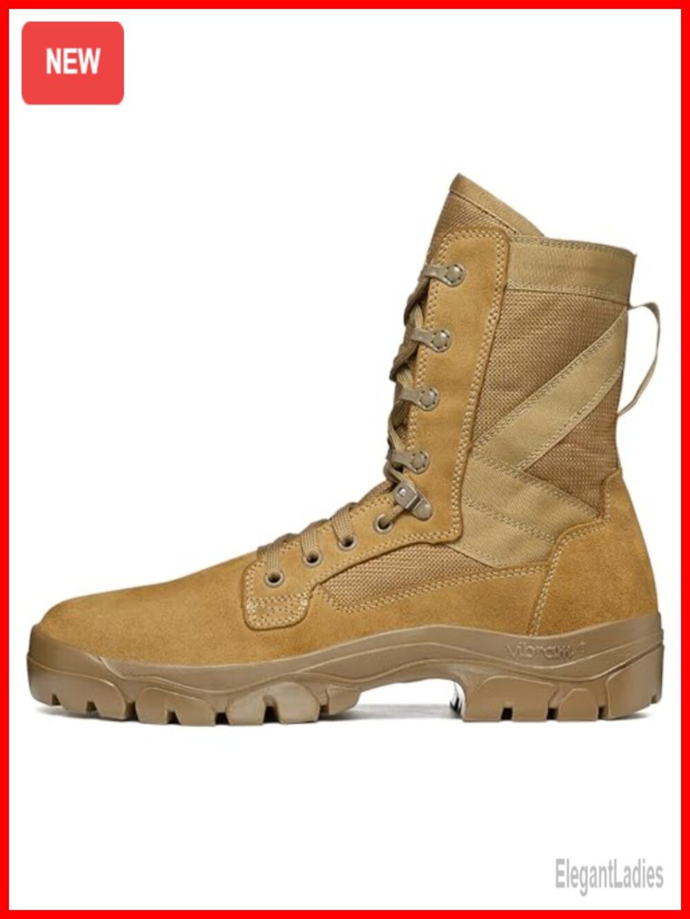 Tactical Suede Leather Combat Boots Ankle High Work Hiking